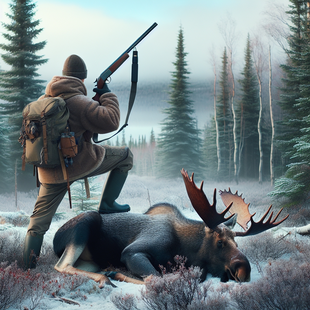 Polowanie na łosie – metody śledzenia i podchodzenia zwierzyny