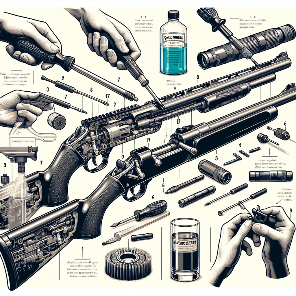 Jak prawidłowo rozebrać broń myśliwską do czyszczenia? Krok po kroku